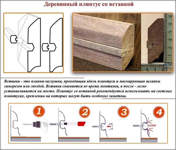 Як вибрати і правильно встановити дерев'яний плінтус