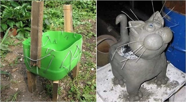 Вироби з цементу для саду: цікаві ідеї, фото