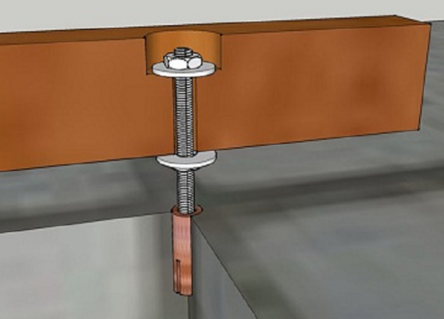 Кріплення лаг до бетонної підлоги: як покласти на нерівне підставу, вирівняти, що підкласти, установка без свердління, куточками