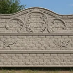 Бетонный еврозабор