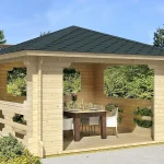 Беседка из деревянного бруса